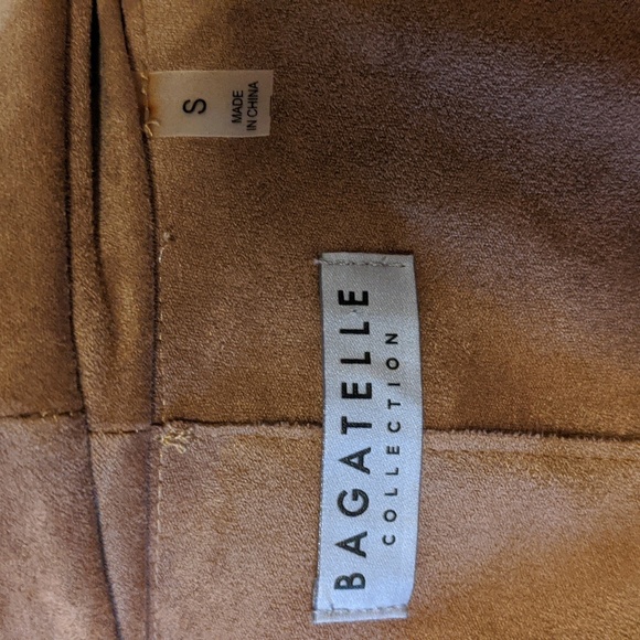 NEW Bagatelle Soft Vegan Suede w/Spandex Jacket - Picture 3 of 4